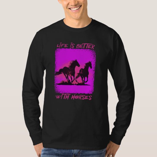 With Horses T-Shirt (Vorderseite)