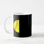 With Jesus In Her Heart And A Softball She Is Unst Kaffeetasse (Links)