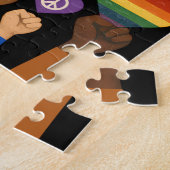 With Liberty and Justice for All Protest Freedom Puzzle (Seite)