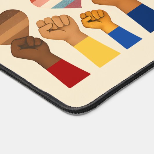 With Liberty and Justice for All Protest Freedom Schreibtischunterlage (Ecke)