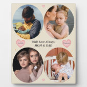With Love Always – 4-Photo Gift from Mom & Dad Fotoplatte (Vorderseite)