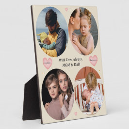 With Love Always – 4-Photo Gift from Mom & Dad Fotoplatte