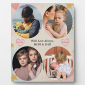 With Love Always – 4-Photo Gift from Mom & Dad Fotoplatte (Vorderseite)