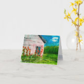 with*love_folded leere Anmerkungskarte Karte (Gelbe Blume)