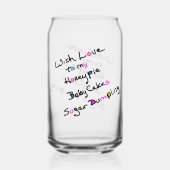 With Love Glass Dosenglas (Vorderseite)