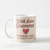 With Love, Gramma Mug Kaffeetasse (Links)