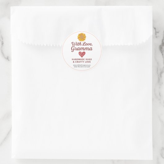 With Love, Gramma Sticker (Tasche)