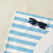With Love Naples Beach Golf Tee Towel Strandtuch (Beispiel)