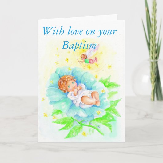 With love on your Baptism Karte (Vorderseite)