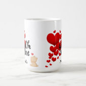 With Love Personalized Mug Kaffeetasse (Mittel)