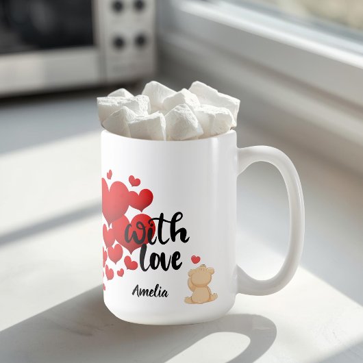 With Love Personalized Mug Kaffeetasse