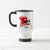 With Love Personalized Travel Mug Reisebecher (Links)