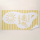 With Love St Pete Beach Towel Strandtuch (Vorderseite)