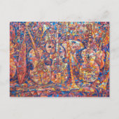 With musical instrument Postcard Zusammensetzung Postkarte (Vorderseite)