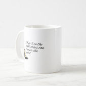 With The Right Shoes Mug Kaffeetasse (Vorderseite Links)