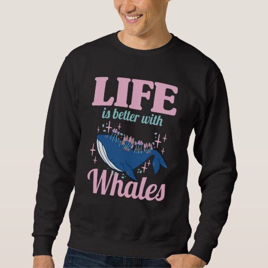 With Whales Sweatshirt (Vorderseite)