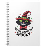 With Witch Hat And Tie Notizblock (Vorderseite)