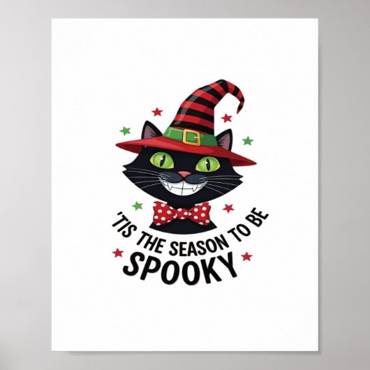 With Witch Hat And Tie Poster (Vorne)