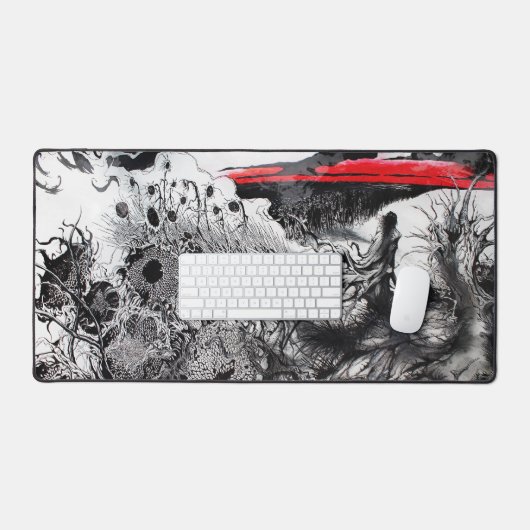 Withering Fields of the Crimson Dusk Schreibtischunterlage (Tastatur & Maus)