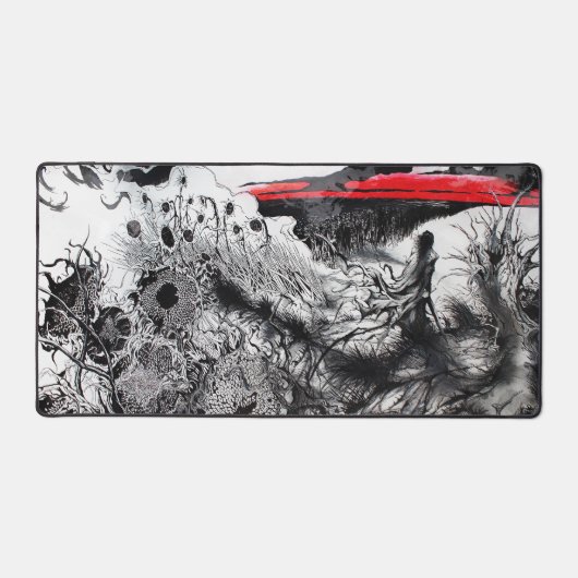 Withering Fields of the Crimson Dusk Schreibtischunterlage (Vorderseite)