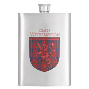 Witherspoon Tartan Schottisch Kariert Lion Rampant Flachmann