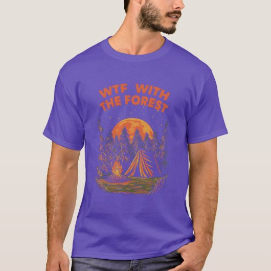 Withhe Forest Camping Wildlife Camper Outr Na vint T-Shirt (Vorderseite)