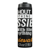 Without God Nothing Is Possible Thermosbecher (Vorderseite)