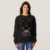 without Hovawart dog everything is stupid_1 Sweatshirt (Vorne ganz)