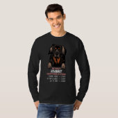 without Hovawart dog everything is stupid_1 T-Shirt (Vorne ganz)