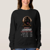 without Leonberger dog everything is stupid_1 Sweatshirt (Vorderseite)