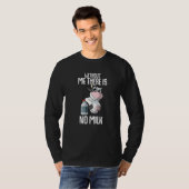 Without me there is no milk Farmer Premium T-Shirt (Vorne ganz)
