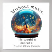 Without music, life would be a mistake, poster (Vorne)