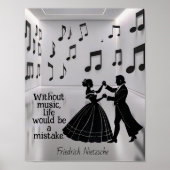 Without music life would be a mistake  poster (Vorne)