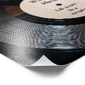 Without Music - Nietzsche quote - art print Fotodruck (Ecke)