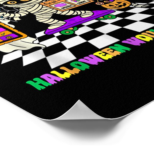 Without Speech Therapy Halloween Would Be Okie Fun Poster (Ecke)