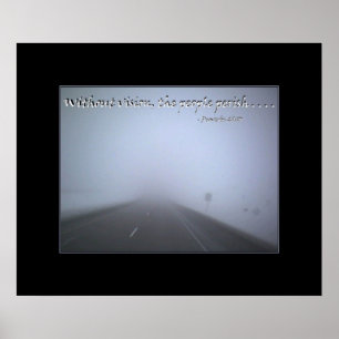 Without vision the people perish poster