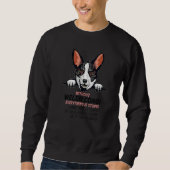without Welsh Corgi dog everything is stupid Premi Sweatshirt (Vorderseite)