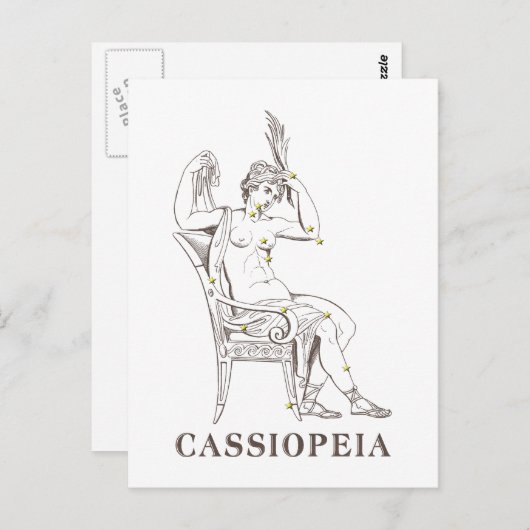 WITS: Cassiopeia Postkarte (Vorne/Hinten)