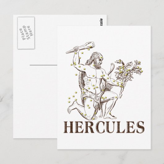 WITS: Hercules Postkarte (Vorne/Hinten)