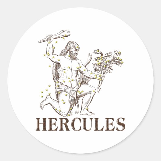 WITS: Hercules Runder Aufkleber (Vorderseite)