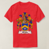 Witte Coat of Arms Family Crest T-Shirt (Design vorne)
