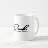 Witte mok logo Wuk Clothes Kaffeetasse (VorderseiteRechts)