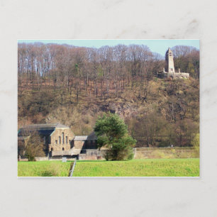 Witten Berger-Denkmal Wasserkraftwerk Postkarte