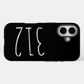 Witterungsgebietscode 312 (Chicago) Case-Mate iPhone Hülle (Rückseite (Horizontal))