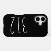 Witterungsgebietscode 312 (Chicago) iPhone 16 Hülle (Rückseite (Horizontal))