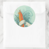 Witterungsschutz Runder Aufkleber (Tasche)