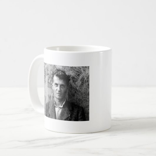 Wittgenstein Abstraktion Tasse (Vorderseite Links)