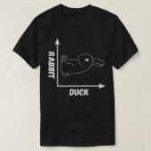 Wittgenstein Duck Rabbit Optical Illusion Crazy Ph T-Shirt (Design vorne)