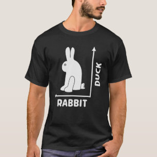 Wittgenstein Rabbit Duck Philosoph Nerd Geek Mat T-Shirt