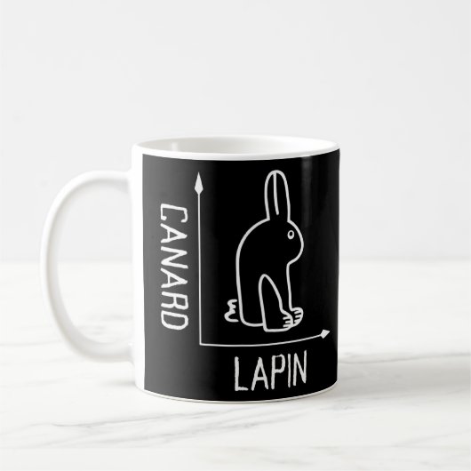 Wittgenstein Rabbit Duck Philosopher Kaffeetasse (Links)
